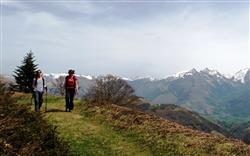 Arrive╠üe au Col de Catazar