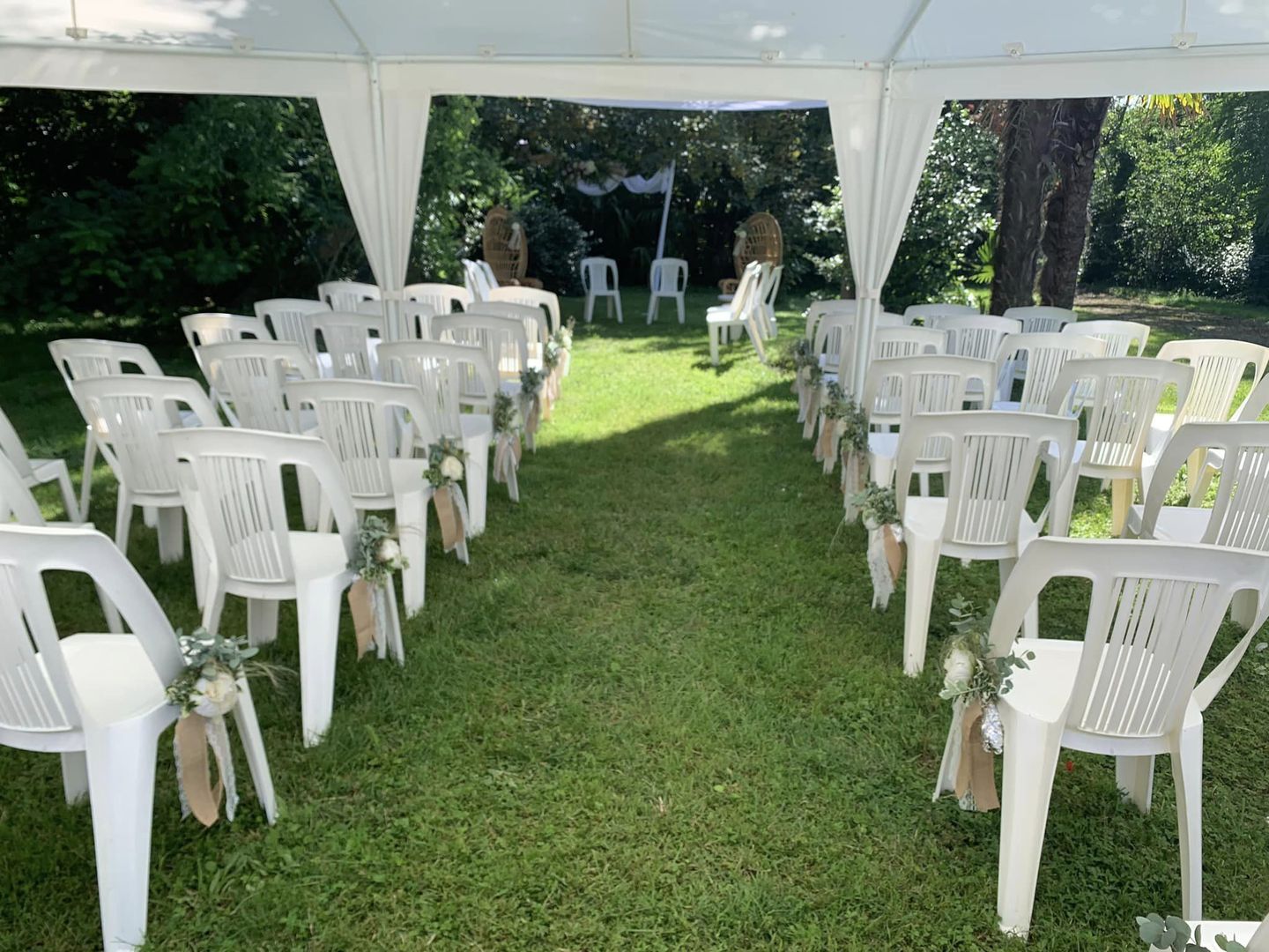 Salle de réception, au Château Sauvéméa