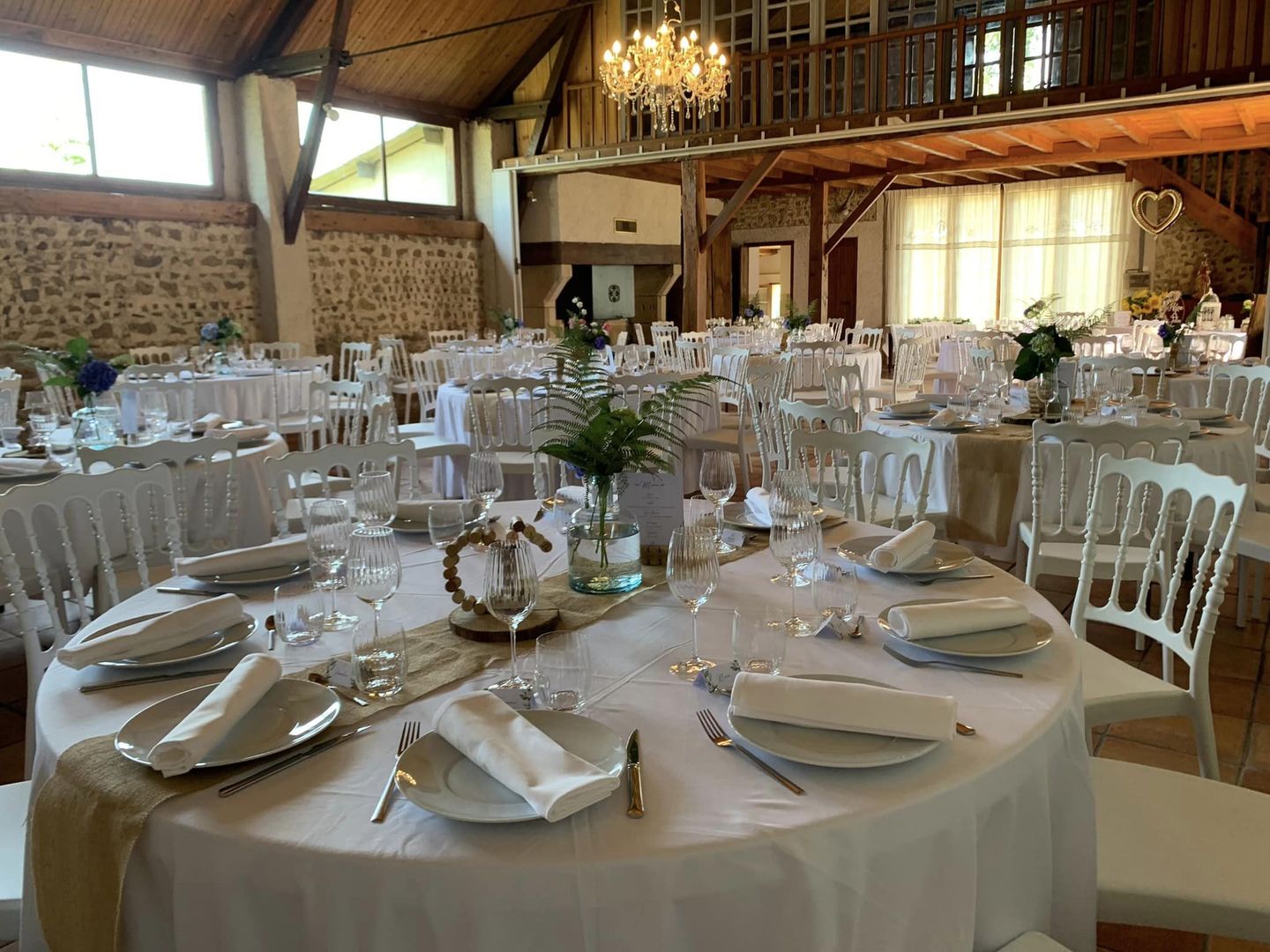 Salle de réception, au Château Sauvéméa