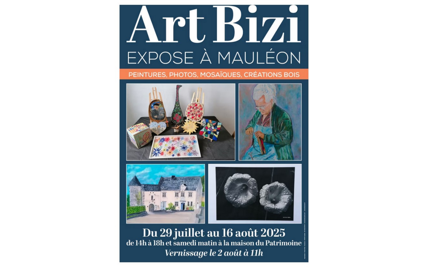 Exposition de l'association Art Bizi