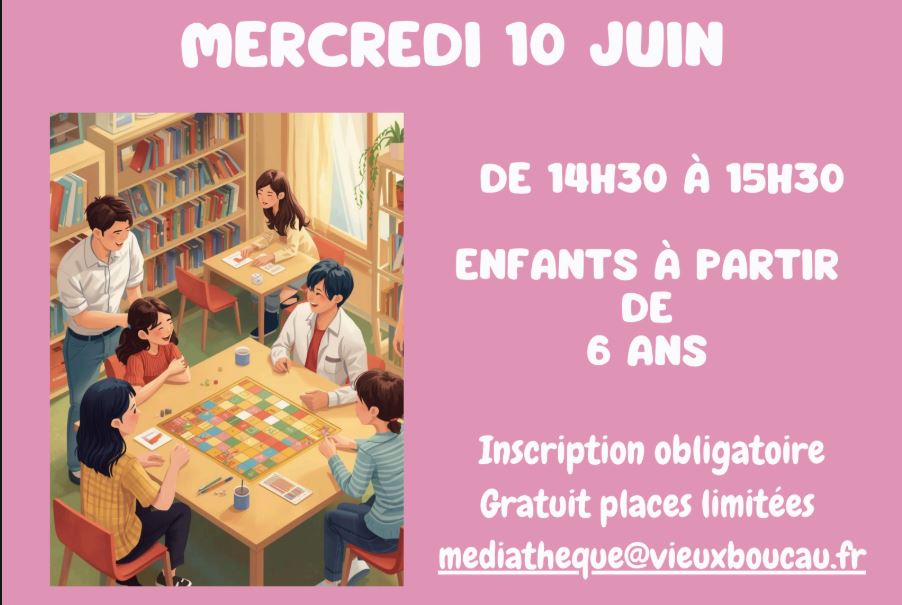 Atelier Parents-Enfants / Jeux de société — visuel événement