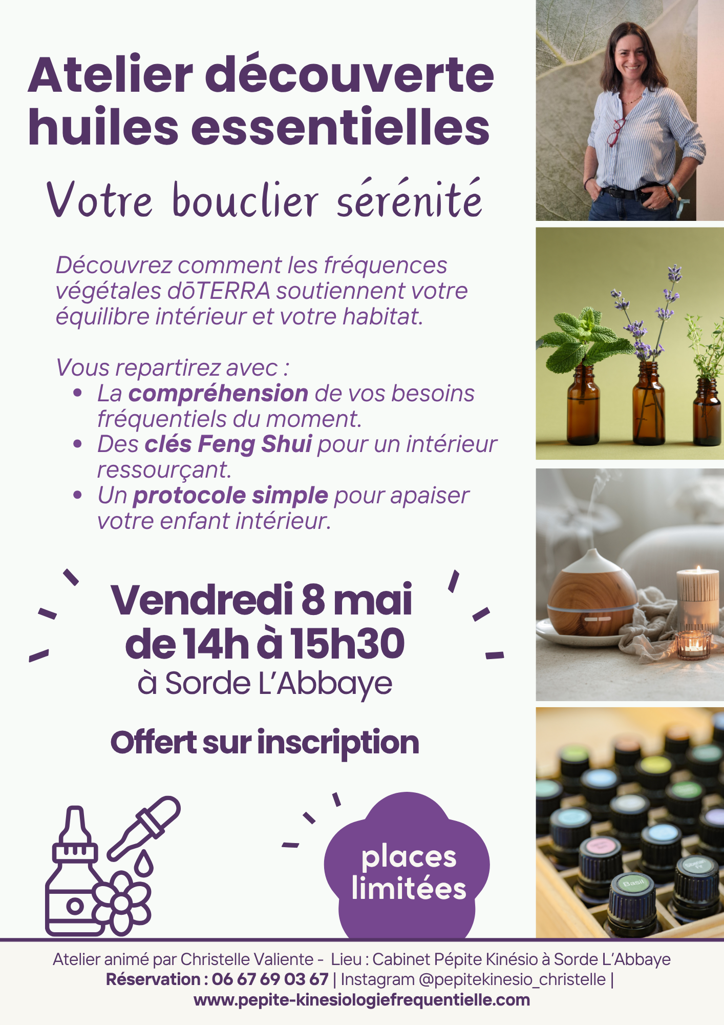 Atelier découverte huiles essentielles — visuel événement