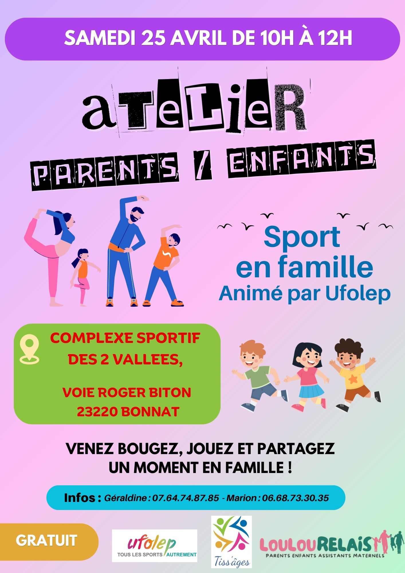 Atelier Parents / Enfants — visuel événement