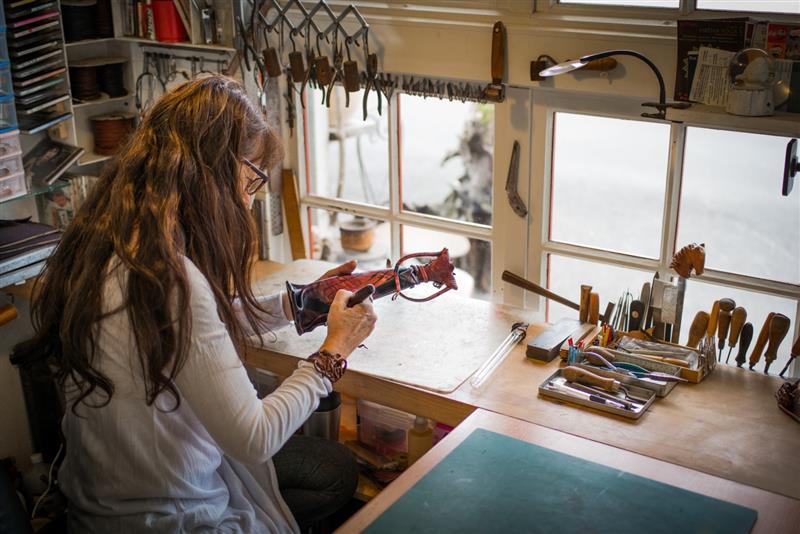 Atelier Sculpture cuir 