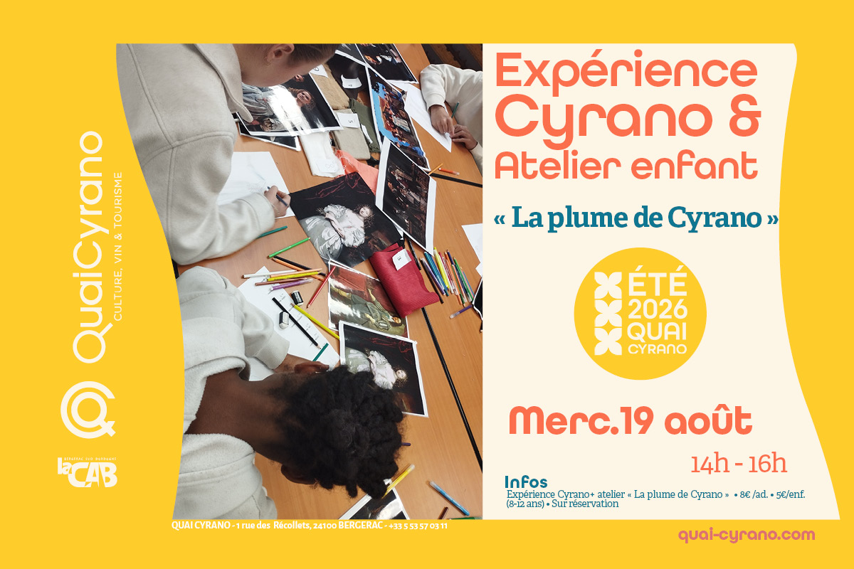 Expérience Cyrano & atelier « La plume de Cyrano » (calligraphie)