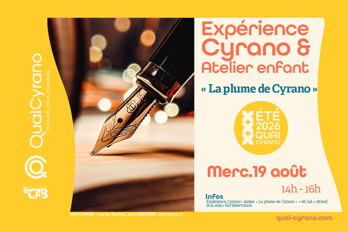 Expérience Cyrano & atelier « La plume de Cyrano » (calligraphie)