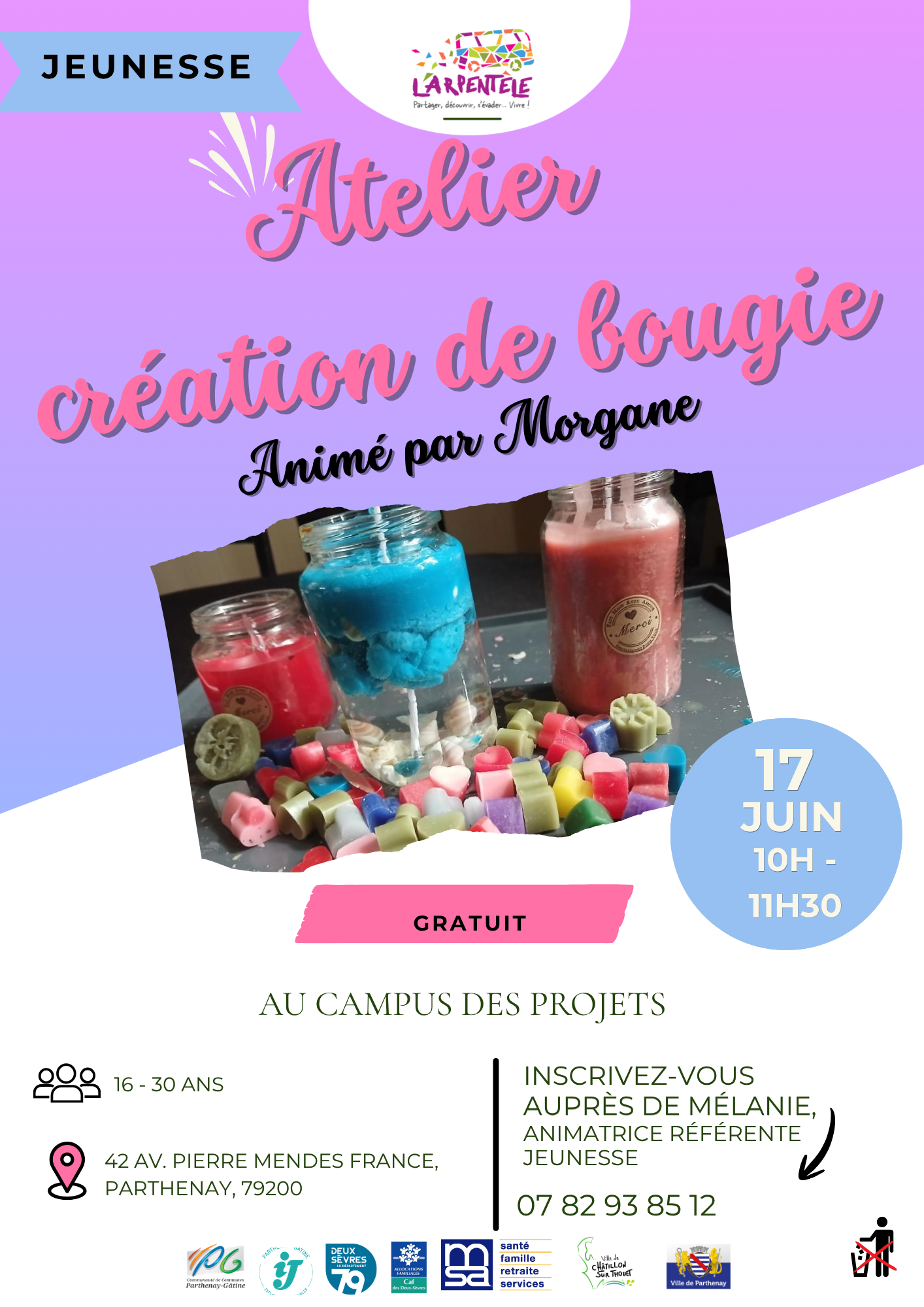 Atelier création de bougie