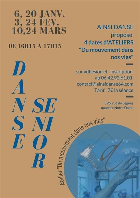 Atelier danse sénior : Atelier danse sénior :