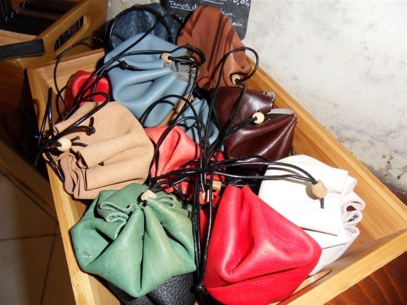 L'atelier de maroquinerie de Clarisse