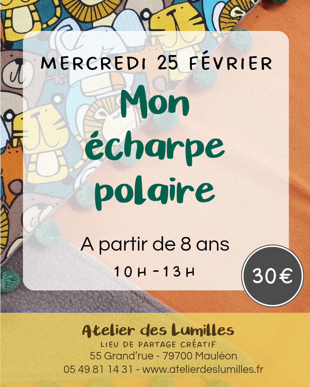 Atelier - Echarpe à pompons - photo 2
