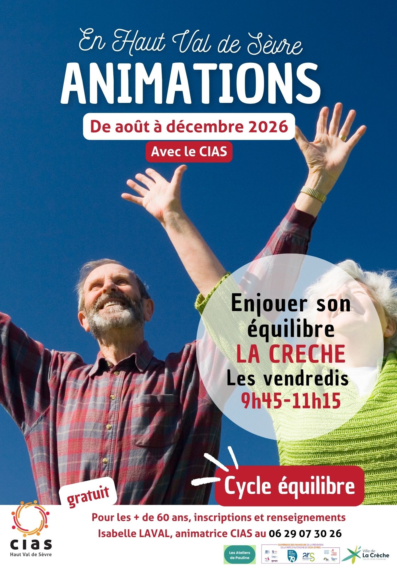 ANIMATIONS + de 60 ans : Atelier équilibre