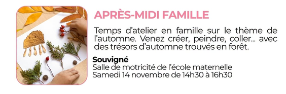 Après-midi famille - Thème automne