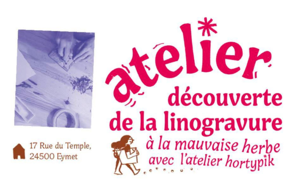 Atelier découverte de la linogravure