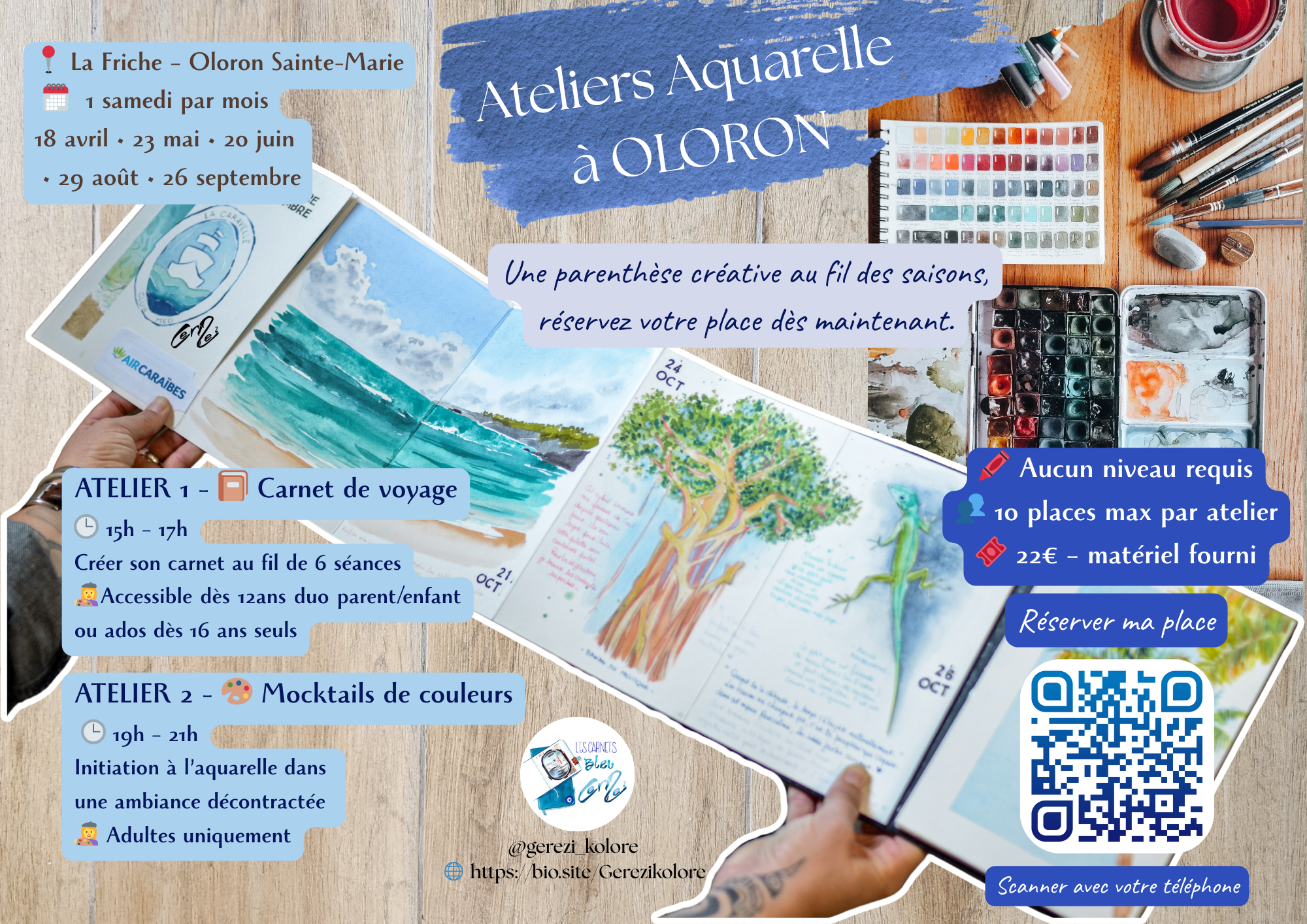 Atelier : Mocktails de couleurs — visuel événement