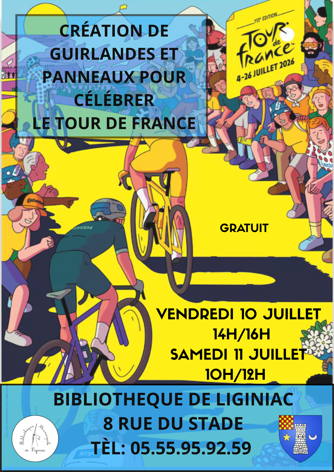 Activités créatives Préparons le Tour de France