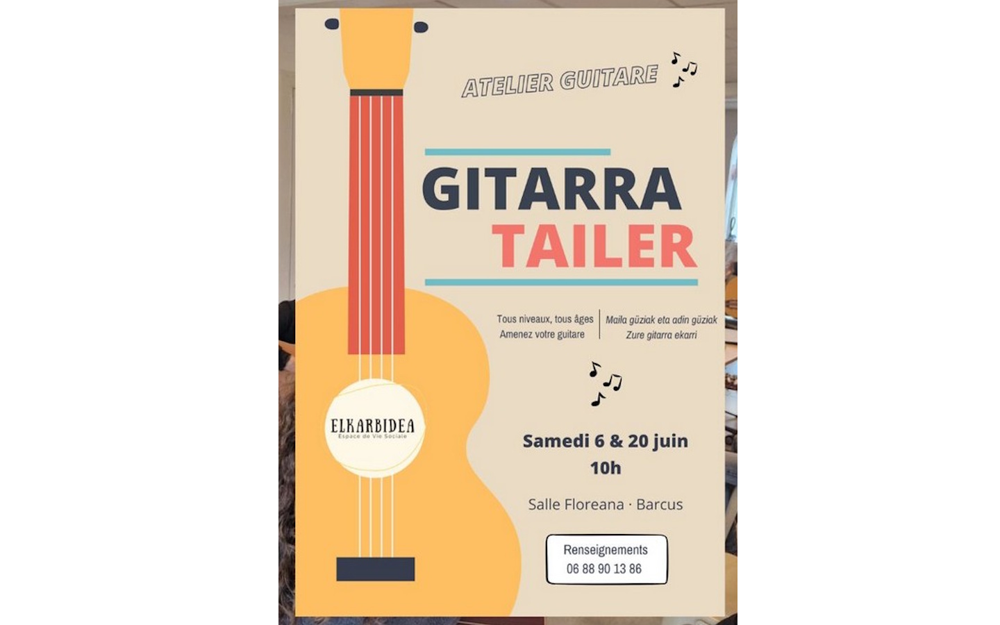 Atelier guitare
