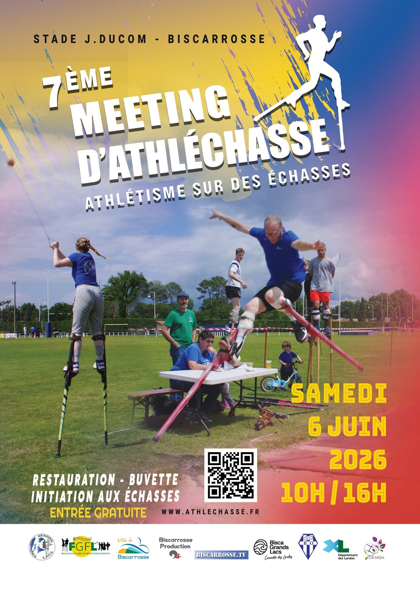 7ème Meeting d'Athléchasse - Athlétisme sur des Echasses