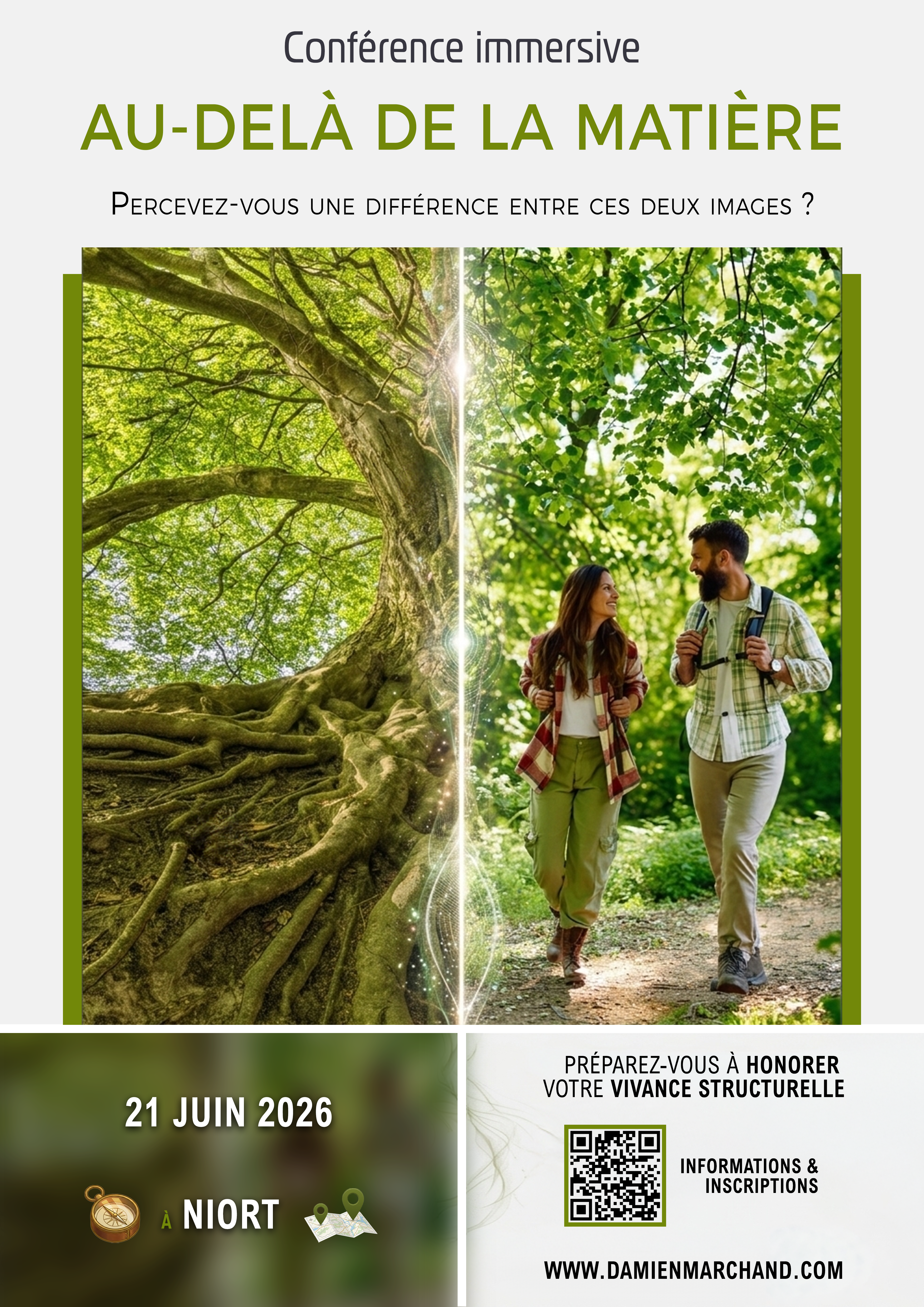 Conférence "Au-delà de la Matière" à Niort