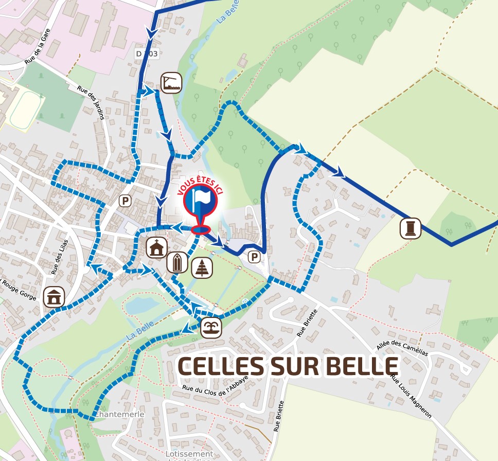 Autour de l'Abbaye, le chemin de l'inspiration - Celles-sur-Belle, Celles-sur-Belle - photo 4
