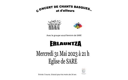 Concert de chants basques et d'ailleurs Concert de chants basques et d'ailleurs