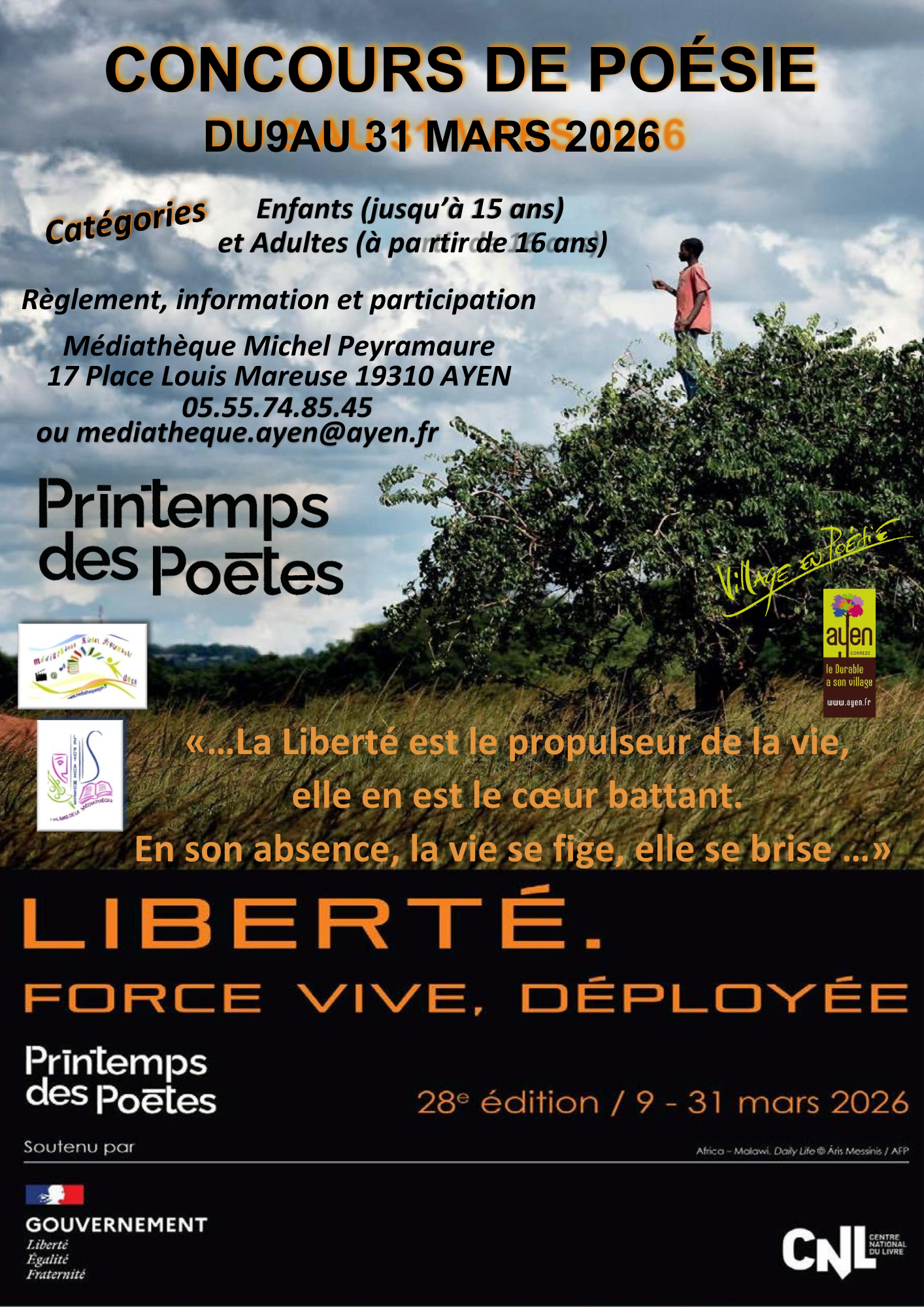 Concours de poésie