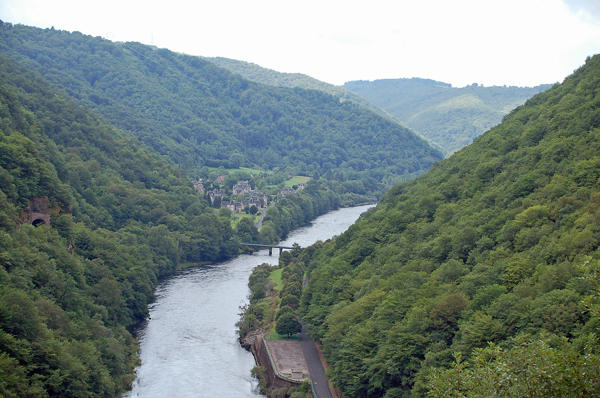 Barrage de l'Aigle, Soursac