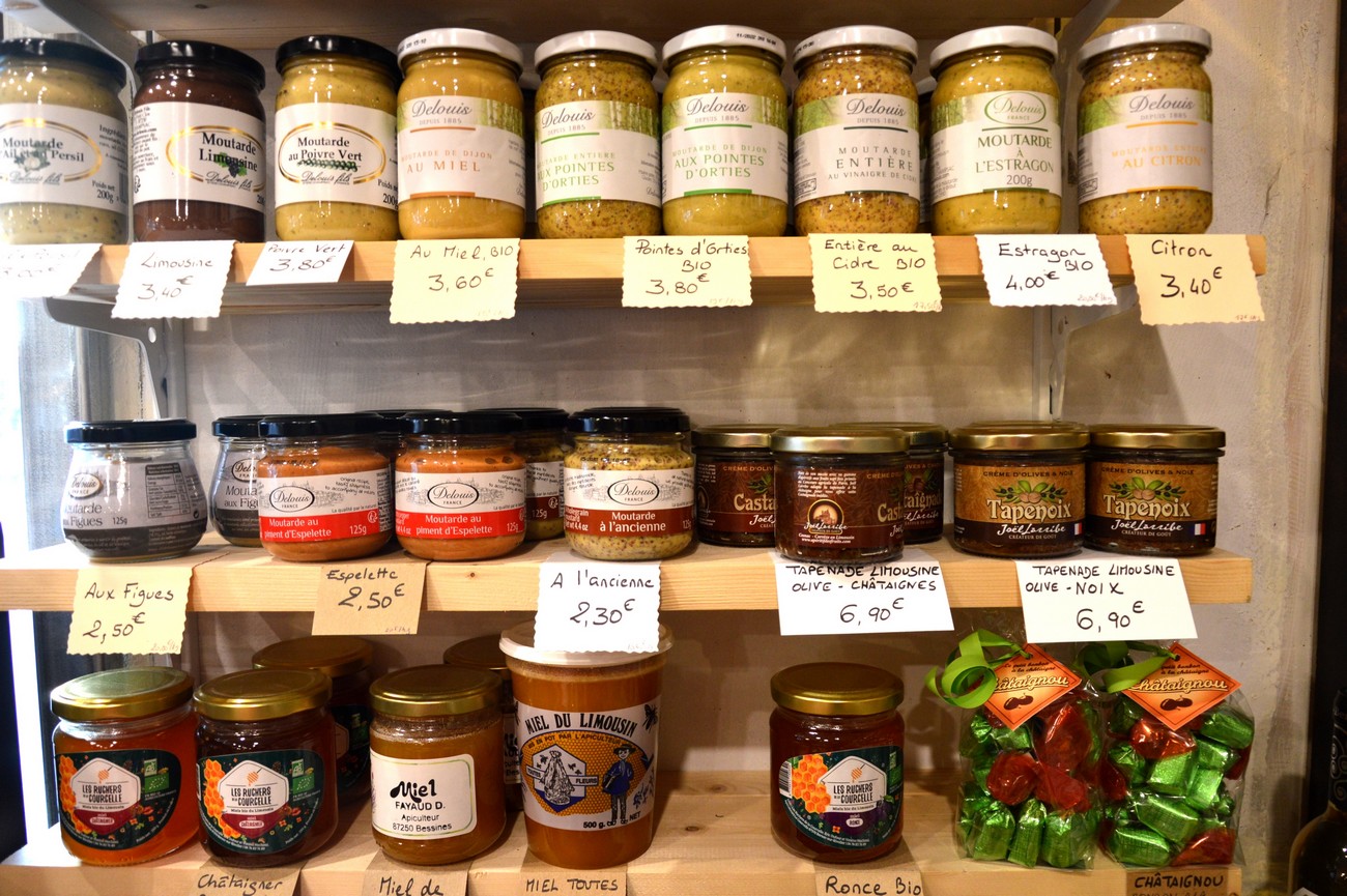 Les caves de la Gartempe, produits locaux