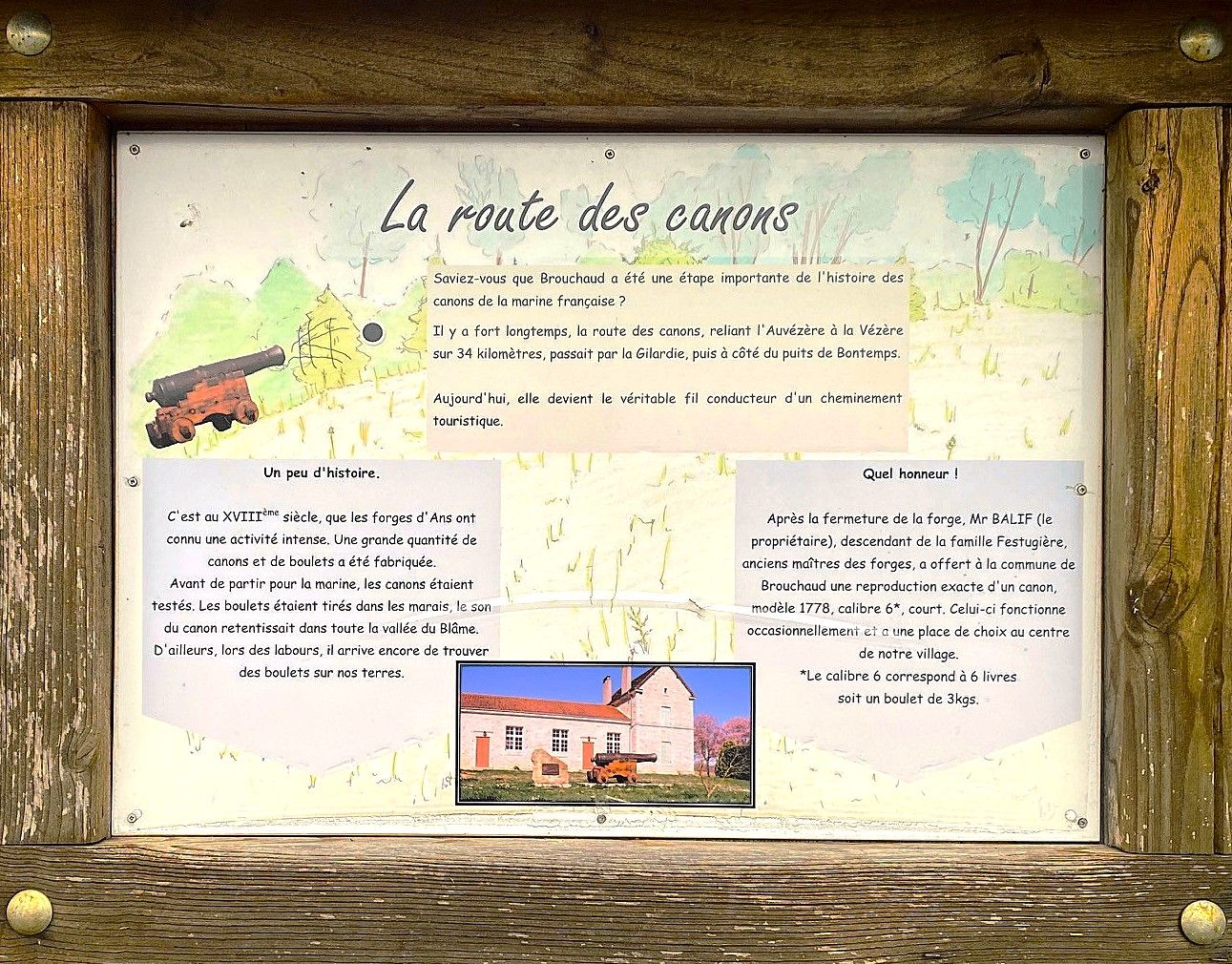 Boucle des orchidées, Brouchaud