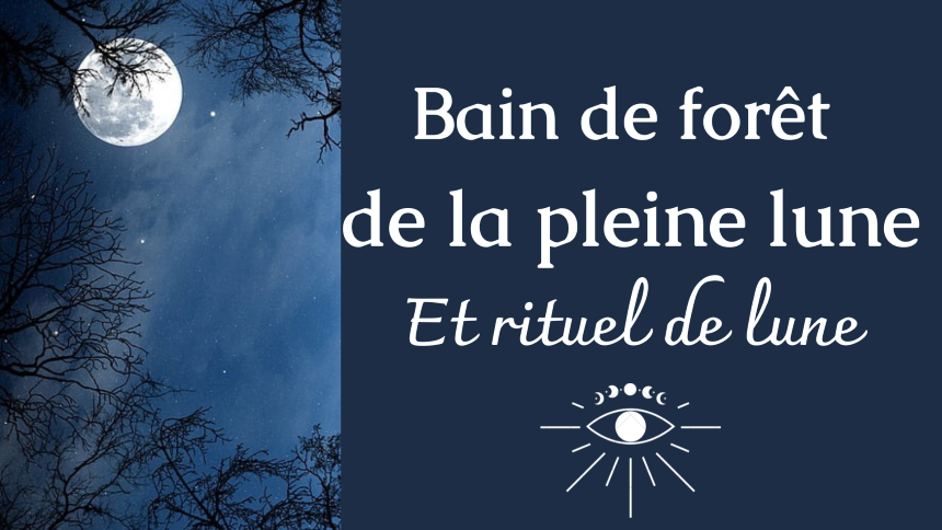 Bain de forêt de la pleine lune et Rituel de Lune — visuel événement