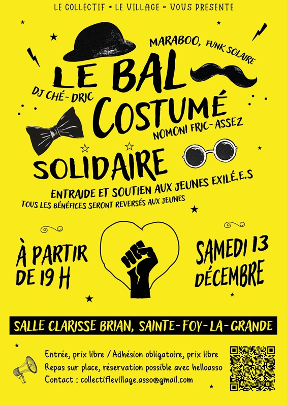 Le Bal costumé solidaire par le Collectif Le Village