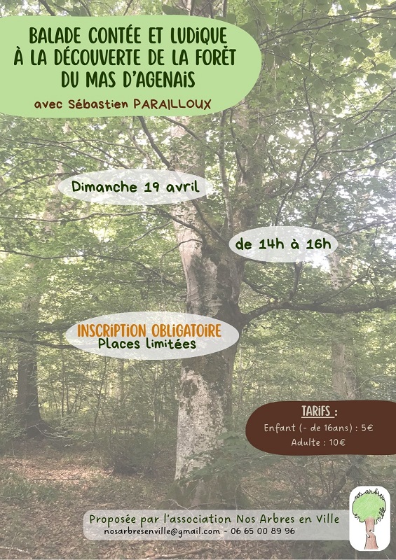 Balade contée et ludique à la découverte de la forêt du Mas d'Agenais — visuel événement