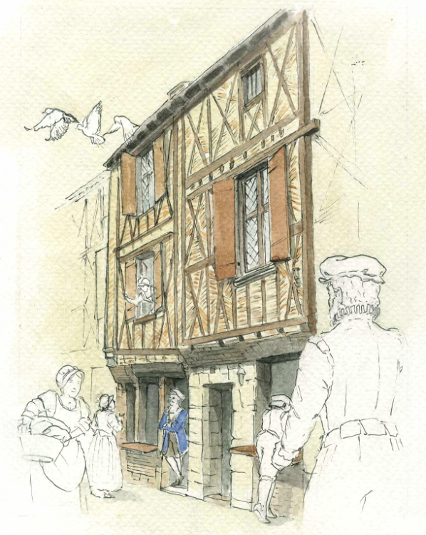 Balade historique à Sainte Bazeille