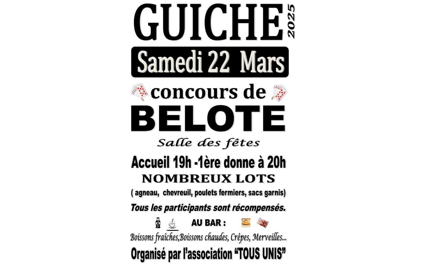 Concours de Belote, Guiche - photo 2