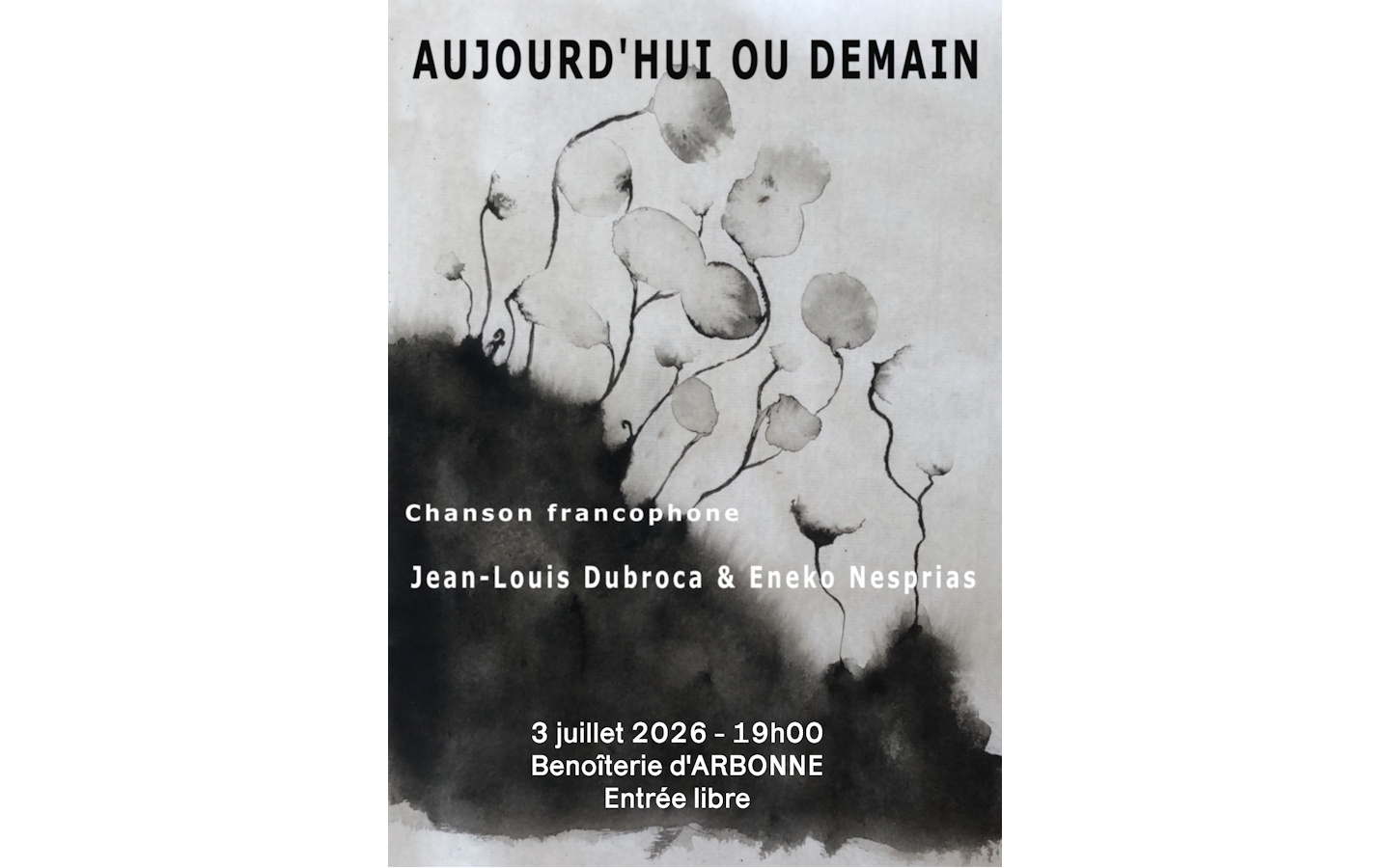 Concert Chanson Francophone