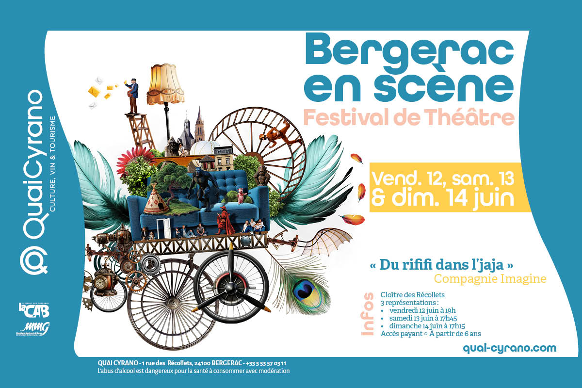 Bergerac en Scène | Du Rififi dans l’jaja — visuel événement