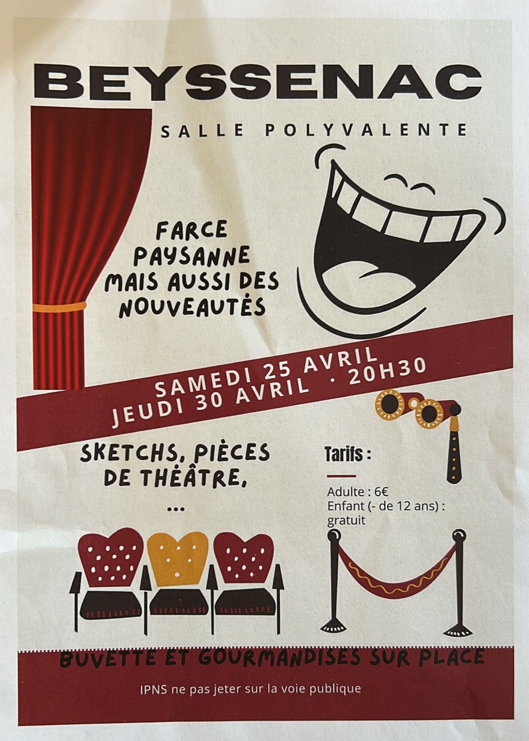 Soirée théâtre à Beyssenac — Fêtes & Traditions à Corrèze