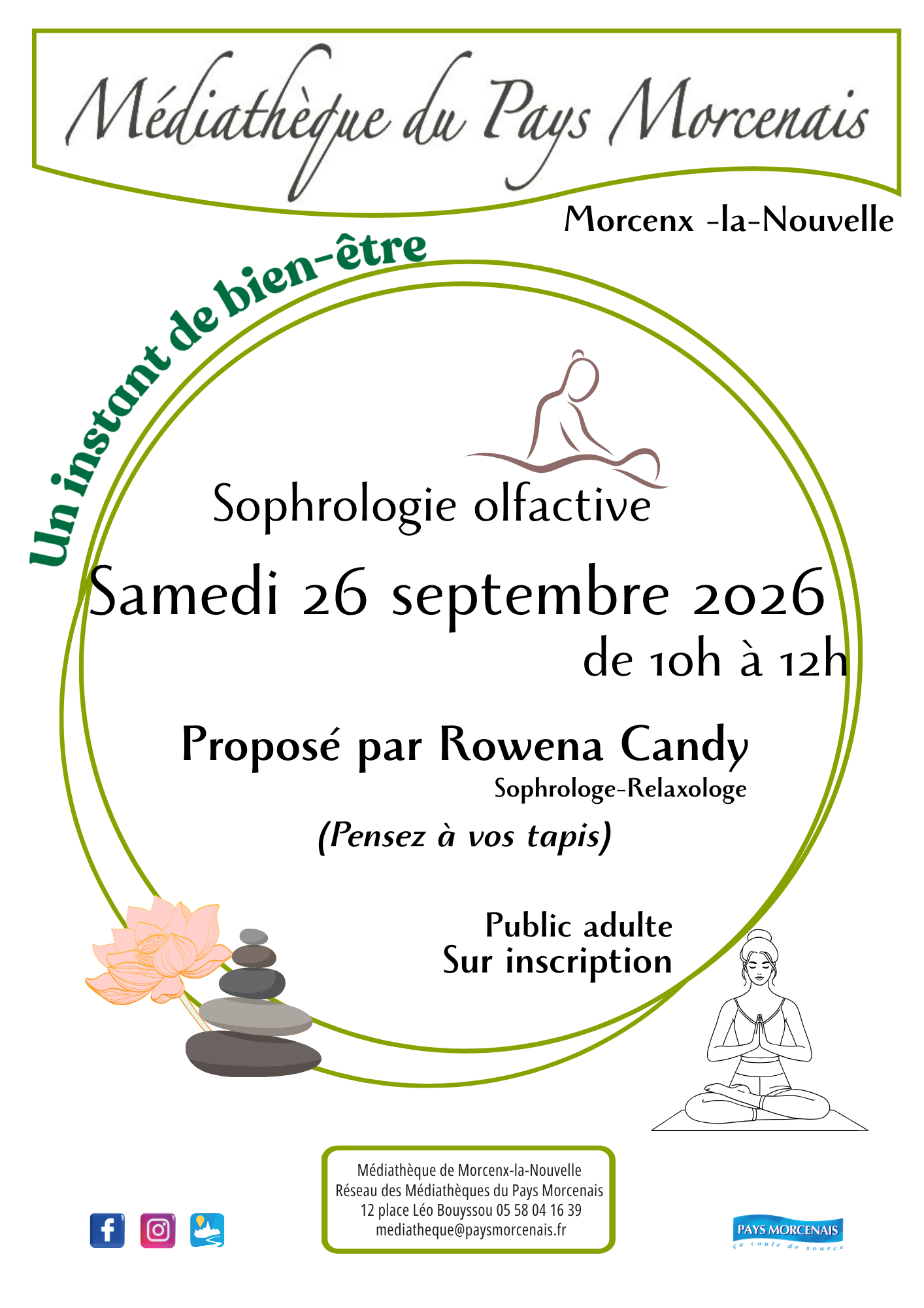 Un instant de bien être - Atelier de sophrologie olfactive