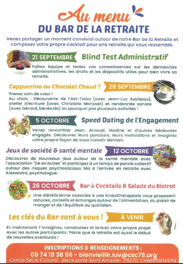 CSC : Bienvenue à la retraite