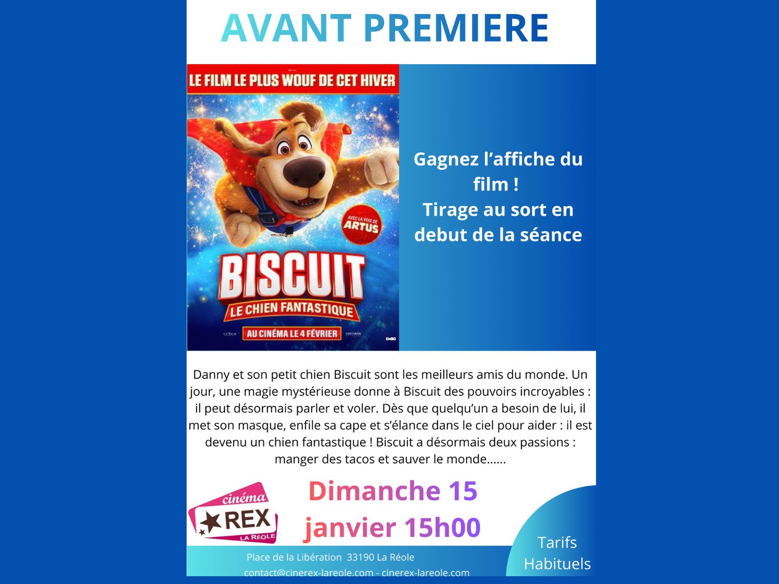 Avant première - "Biscuit le chien fantastique"
