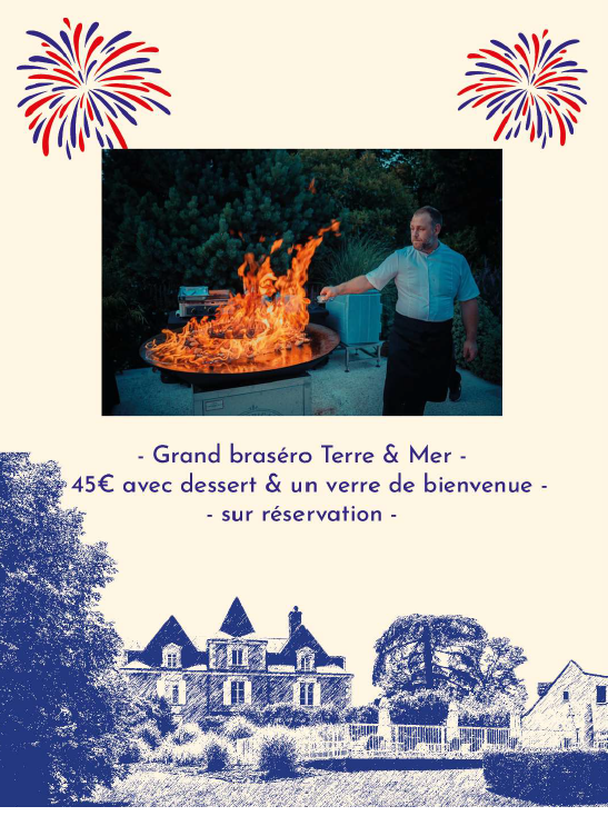 Bleu blanc manoir au Manoir des Cèdres, Rouffignac-Saint-Cernin-de-Reilhac - photo 5