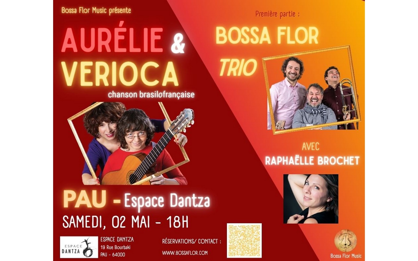 Concert autour de Jobim & Chansons françaises — visuel événement