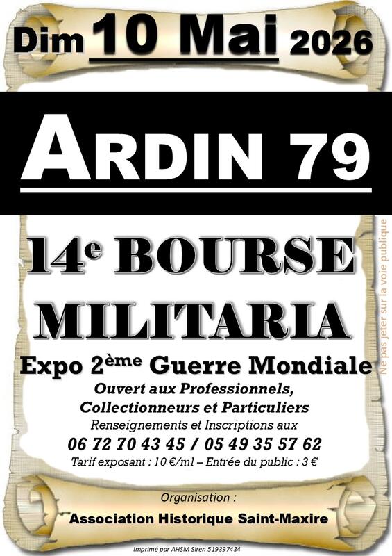 Bourse Militaria — visuel événement