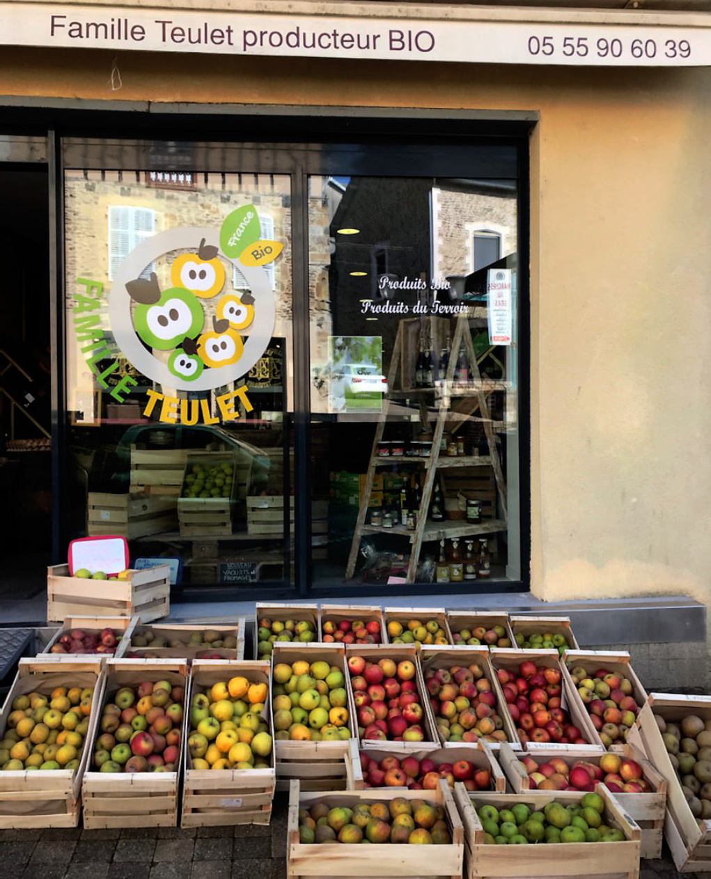 Famille Teulet magasin bio