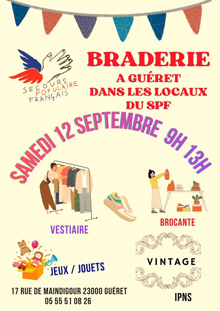 Braderie du Secours Populaire