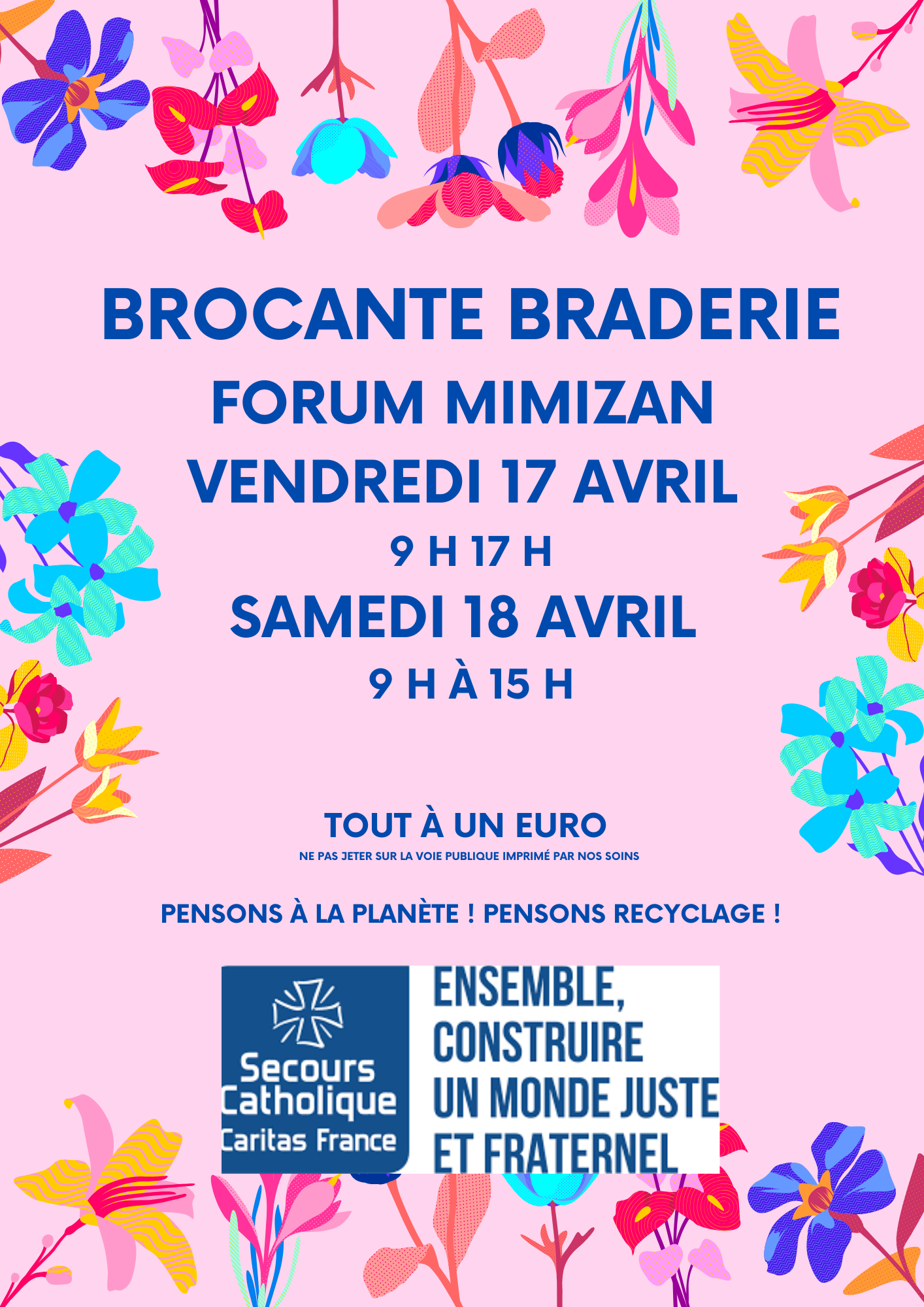 Braderie brocante du  Secours Catholique 