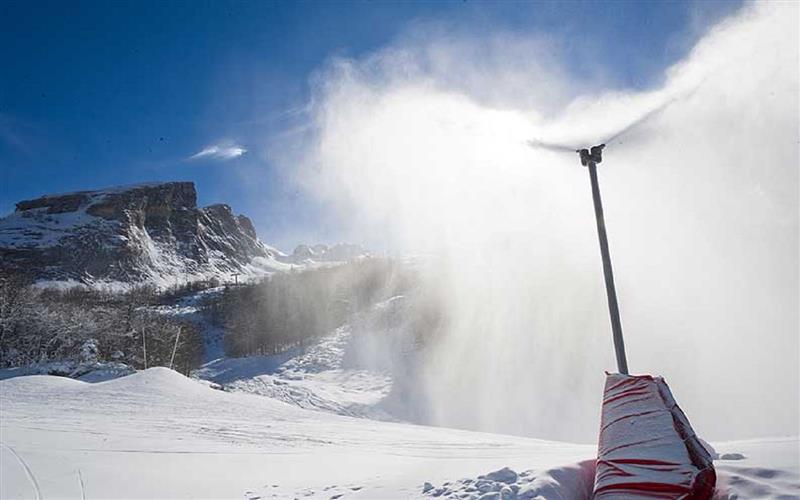 Visite de l'usine à neige