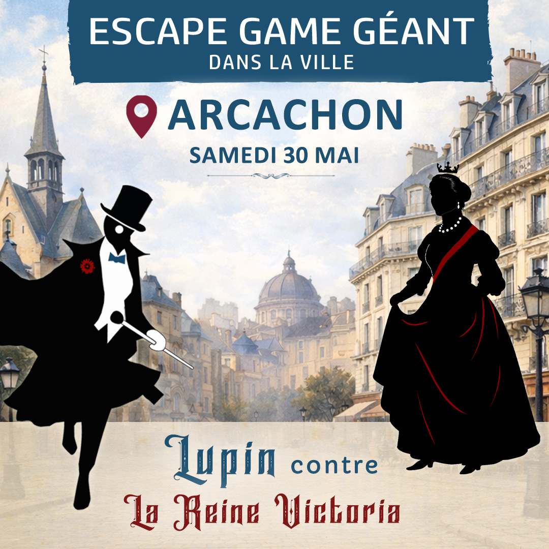 Jeu de piste géant "Lupin dans la ville" — visuel événement