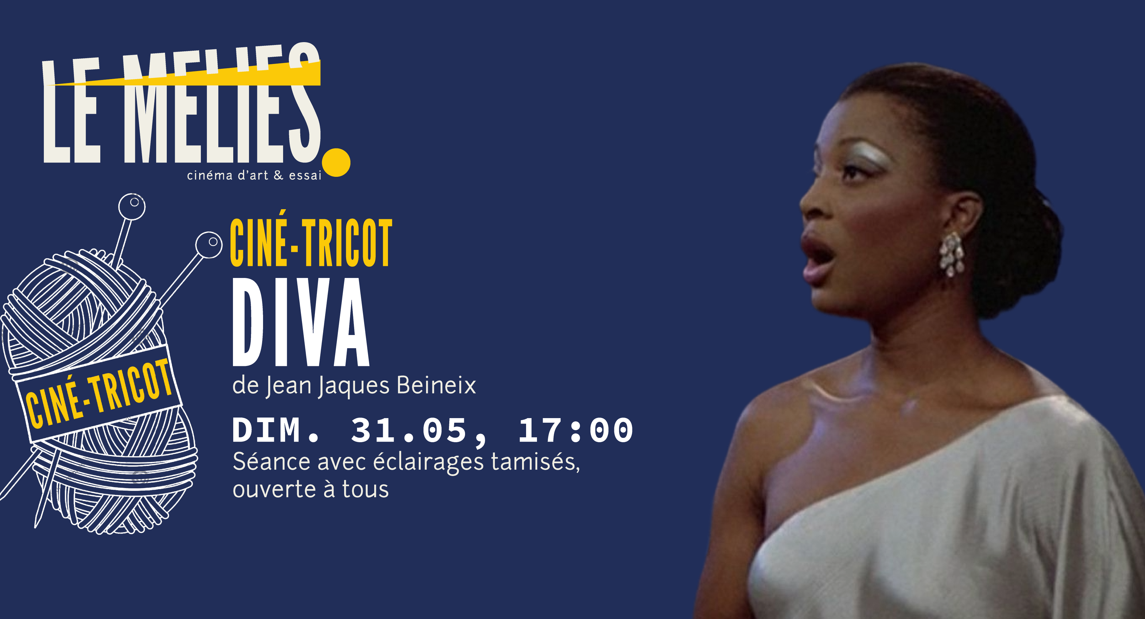 Ciné-Tricot DIVA — visuel événement
