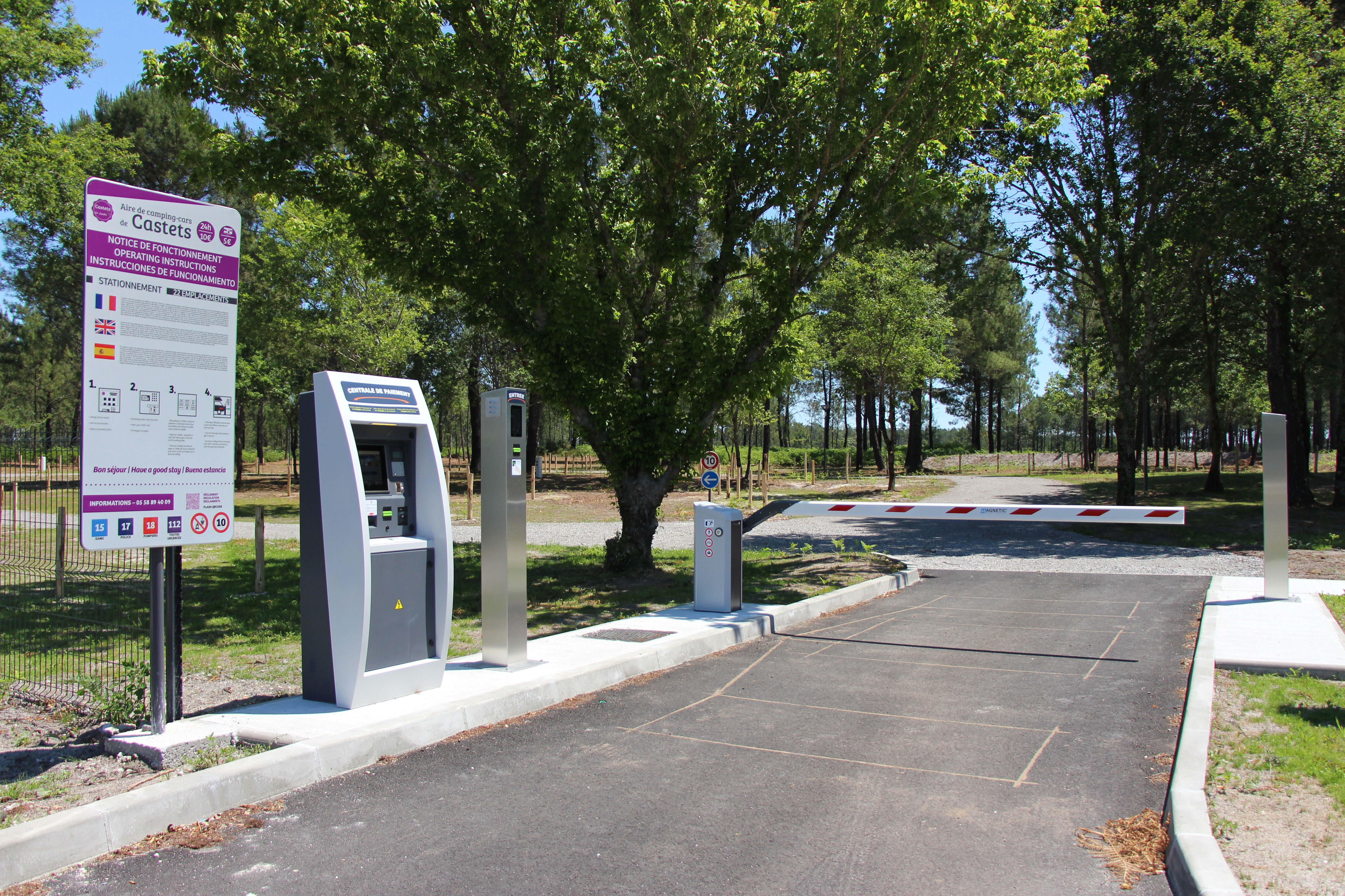 Aire de camping-cars de Castets