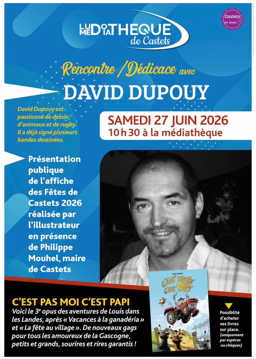 Rencontres dédicaces avec David Dupouy